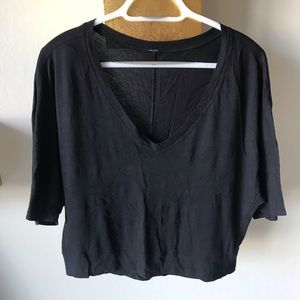 Lululemon dolman crop tee